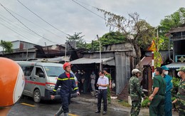 Cụ bà bị tai biến chết thảm trong đám cháy ở An Giang