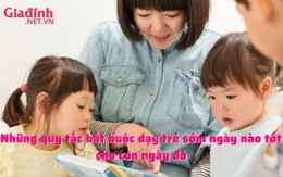 Những quy tắc bắt buộc dạy trẻ sớm ngày nào tốt cho con ngày đó