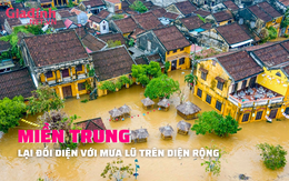 Miền Trung lại đón mưa lớn và ngập trên diện rộng