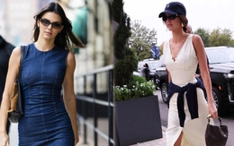 Kendall Jenner mặc đẹp vào mùa thu chỉ với 1 mẫu váy liền