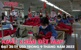 Xuất khẩu dệt may tìm thấy nhiều 'con đường mới' trong 9 tháng năm 2022