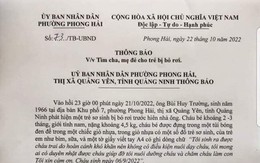 Bé trai 2 tháng tuổi bị bỏ trong túi đen trước nhà dân