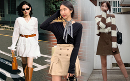 10 cách biến hóa với váy ngắn trong mùa lạnh