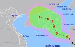 Bão số 7 đi lúc nhanh lúc chậm, tiếp tục mạnh thêm