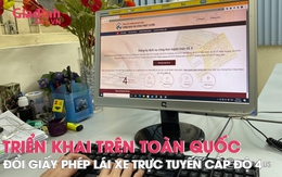 Triển khai đổi giấy phép lái xe trực tuyến cấp độ 4 trên toàn quốc