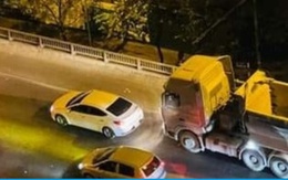 Đi vào đường trên cao, tài xế xe máy tử vong sau va chạm với xe bồn