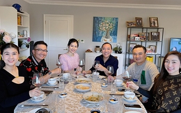 Vợ chồng Chi Bảo thăm nhà hoa khôi Vũ Hương Giang ở Anh