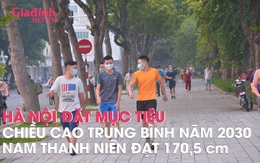 Hà Nội quyết tâm đưa chiều cao trung bình của nam thanh niên lên hơn 1,7 m vào năm 2030