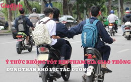 Ý thức không tốt khi tham gia giao thông thì đừng than khổ khi tắc đường