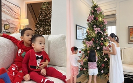 Khán giả choáng với cây thông Noel đậm chất "nhà giàu" của Tăng Thanh Hà, Phạm Hương