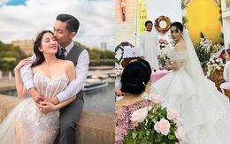 Rò rỉ hình ảnh Khánh Thi - Phan Hiển trong hôn lễ tại nhà thờ: Nhan sắc cô dâu khiến khán giả bất ngờ