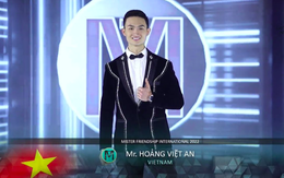 Hoàng Việt An đạt danh hiệu Mister Charming Friendship International 2022