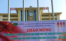 Trường đại học treo áp phích in cờ Trung Quốc, Bộ GD&ĐT yêu cầu gì?