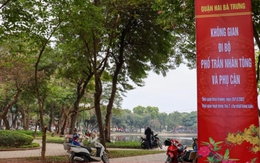 Hà Nội cấm các phương tiện đi vào phố đi bộ Trần Nhân Tông dịp cuối tuần