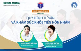 Truyền hình trực tuyến: Quy trình tư vấn và khám sức khoẻ tiền hôn nhân