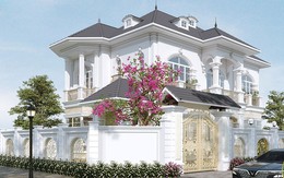 Mê đắm những mẫu biệt thự tân cổ điển 2 tầng đẹp vượt thời gian