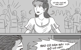 Trong tiệc cưới, cô dâu chú rể bỗng biến mất, tôi đi tìm thì hốt hoảng với tiếng gào thét giận dữ trong nhà vệ sinh