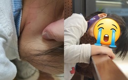 Bé gái bị cửa cuốn kẹp cổ khi ngồi tại quán trà ở Hà Nội, lời cảnh báo cho các phụ huynh