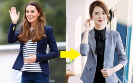 Kiểu áo blazer Công nương Kate mặc thì đẹp, nàng công sở diện thì dễ thành vừa già vừa lỗi mốt