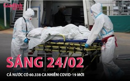 Sáng 24/02: Hà Nội số mắc mới lên tới 7.419 ca, lây nhiễm ngoài cộng đồng vẫn chiếm đa số