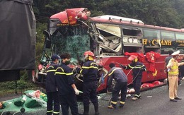 Tai nạn xe khách, hơn 10 người bị thương