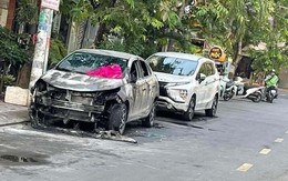 3 ô tô bị đốt cháy rụi ở TP.HCM, nghi vấn một người đàn ông phóng hỏa