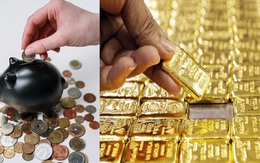 Tiền nhàn rỗi, nên mua vàng hay gửi tiết kiệm?
