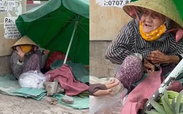 12 người con nhưng không ai bên cạnh, cụ bà 86 tuổi trải bạt bán rau kiếm sống qua ngày
