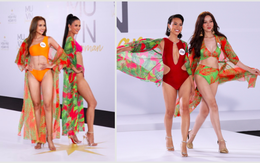 Loạt chân dài Next Top Model 'đọ' body bốc lửa với Hoa hậu chuyển giới trong phần bikini tại Hoa hậu Hoàn vũ Việt Nam