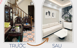 Vợ chồng trẻ ở Hà Nội cải tạo nhà 3 tầng 100m² ví như "vịt hoá thiên nga" ai cũng tấm tắc khen ngợi
