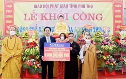 Chủ tịch Tập đoàn Kosy Nguyễn Việt Cường công đức 8 tỷ đồng xây chùa tại Phú Thọ