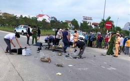 Xe máy tông trực diện ô tô, nam thợ hồ tử vong trên đường đi làm, anh rể nguy kịch