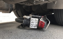 Hai vợ chồng bị xe container cán chết thương tâm