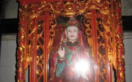 Tượng cổ Bà Chúa Lãng khoảng 300 năm tuổi bị kẻ gian đánh cắp