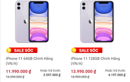 iPhone 11 giảm giá "sập sàn"