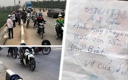 Để lại mảnh giấy nhắn chồng nuôi con rồi nhảy sông tự tử
