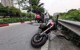 Mô tô phân khối lớn va chạm với xe máy, 1 người tử vong ở Hà Nội