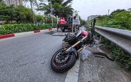Danh tính thanh niên Hà Nội đi xe phân khối lớn tử vong tại đường trên cao