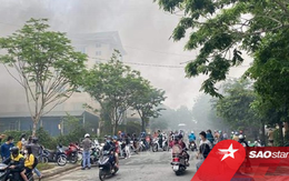 Cháy tại Trường Du lịch Huế, hàng trăm cán bộ và sinh viên hốt hoảng tháo chạy