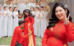 Cô dâu bụng bầu 5 tháng "quẩy" trong ngày ăn hỏi: Gái xinh Hải Phòng đồng ý lấy chồng cách 1700km sau 2 lần gặp mặt, đột ngột báo cưới khiến bố mẹ sốc!