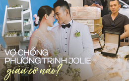 Sính lễ 88 cây vàng và 2 tỷ kim cương, đám cưới tốn cả "con Mẹc": Vợ chồng Phương Trinh Jolie giàu cỡ nào?