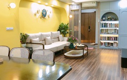 Cặp vợ chồng chi gần 1 tỷ để cải tạo lại căn hộ 138m² ở Hà Nội với gam màu vàng vô cùng bắt mắt