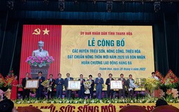Thanh Hóa: Công bố các huyện Triệu Sơn, Thiệu Hóa và Nông Cống đạt chuẩn nông thôn mới