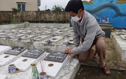 Nghĩa địa chôn cất cá Ông ở Hà Tĩnh, để tang như con người