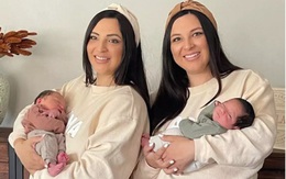 Cặp chị em song sinh đẻ cùng một ngày, nhìn 2 em bé chào đời còn ngạc nhiên hơn