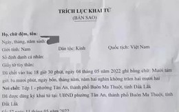 Bất ngờ mẹ đi khai tử cho con trai 3 tuổi dù còn sống