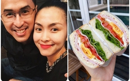 Nàng dâu tỷ phú Tăng Thanh Hà làm "bánh mì dép tông" lạ lẫm, chồng đại gia có động thái đáng yêu