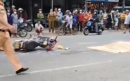 Người thân khóc ngất bên thi thể phụ nữ bị tai nạn giao thông