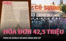 Vụ hoá đơn hải sản 42,5 triệu: Sẽ làm việc với tài khoản đăng thông tin sai lệch, phía du khách và nhà hàng nói gì?