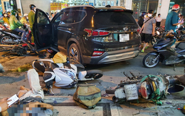 Danh tính tài xế lái ô tô tông hàng loạt xe máy ở TPHCM